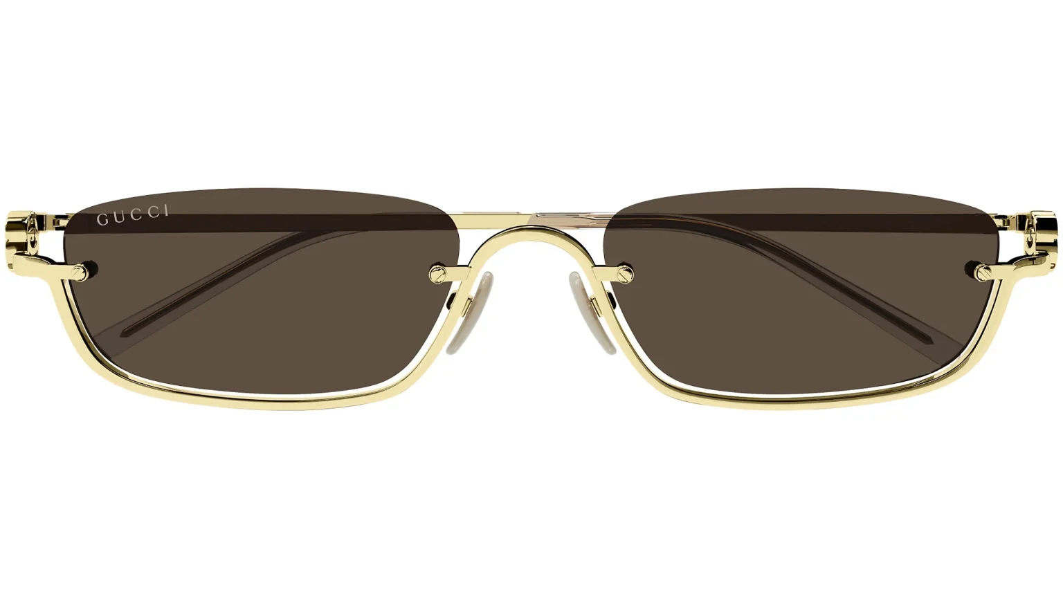 GUCCI SUNGLASSES GOLD-BROWN | GUCCI GG1278S BROWN-GREEN
