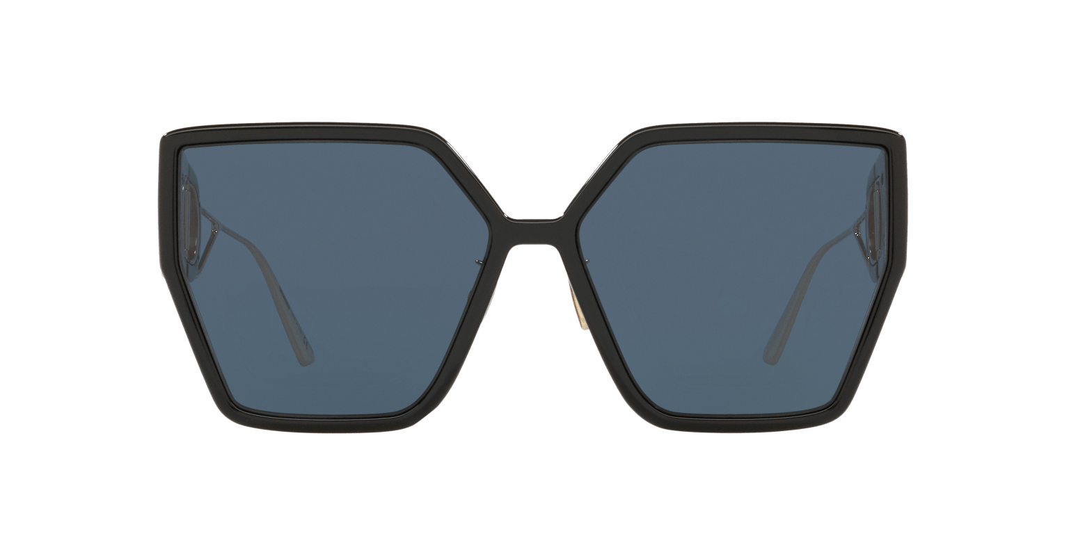 DIOR BLACK & GOLD-BLUE SUNGLASSES | DIOR 30MONTAIGNE BU BLACK & GOLD-BLUE
