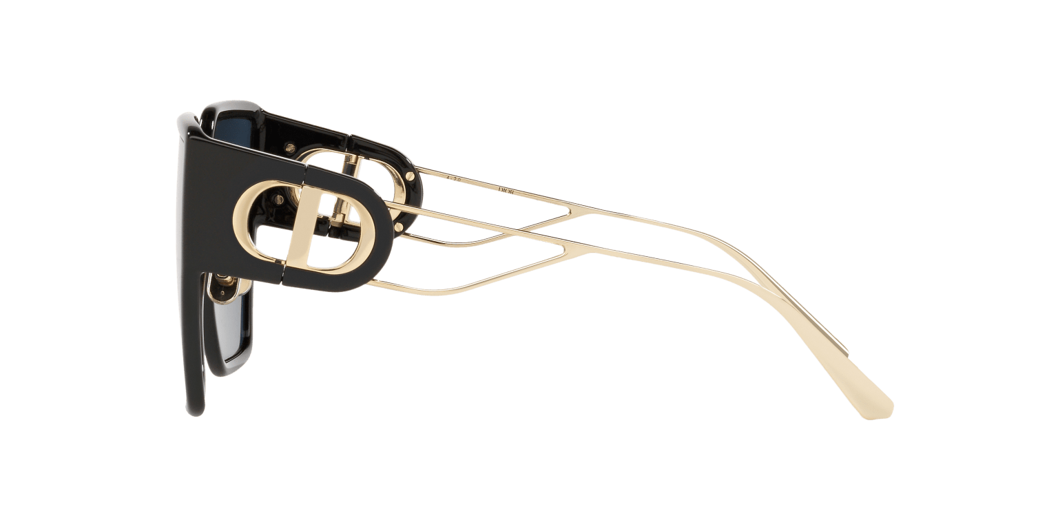 DIOR BLACK & GOLD-BLUE SUNGLASSES | DIOR 30MONTAIGNE BU BLACK & GOLD-BLUE