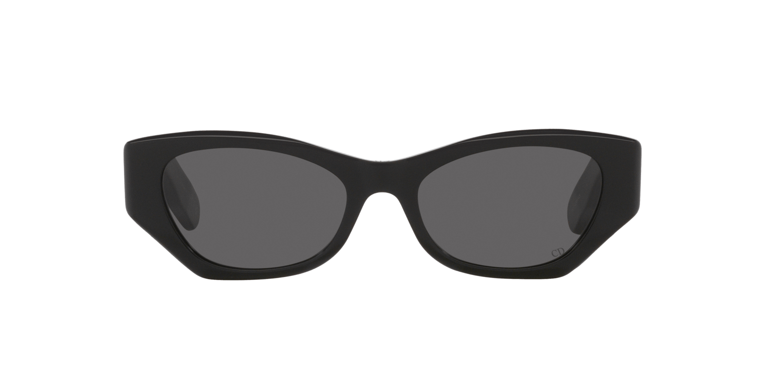 DIOR SUNGLASSES BLACK SHINY-GREY | DIOR LADY 95.22 B1I CD40147I BLACK SHINY-GREY