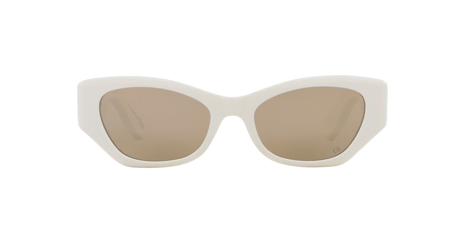 DIOR SUNGLASSES IVORY-BROWN | DIOR LADY 95.22 B1I CD40147I IVORY-BROWN
