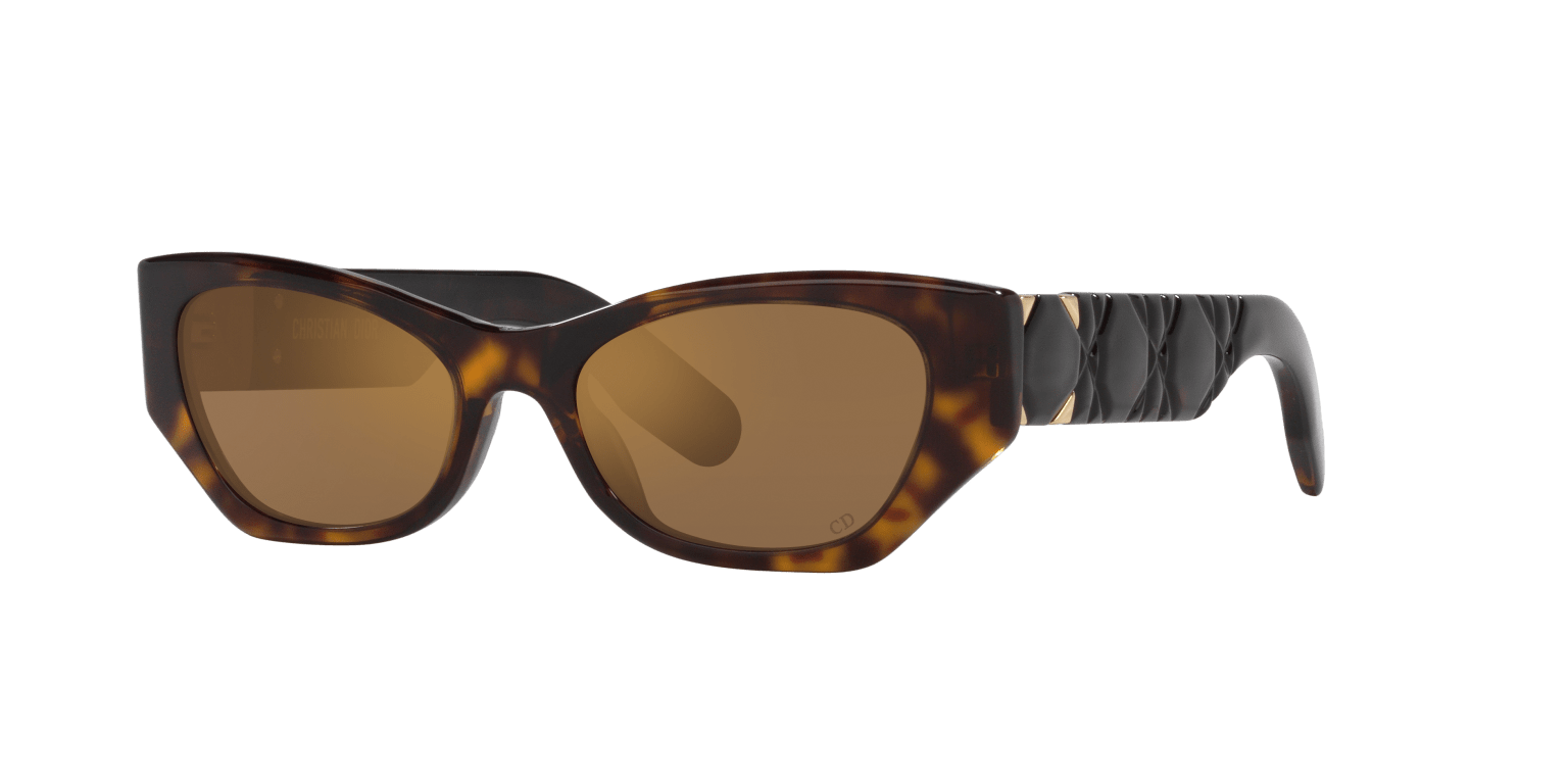 DIOR TORTOISE-BROWN SUNGLASSES | DIOR LADY 95.22 B1I CD40147I TORTOISE-BROWN