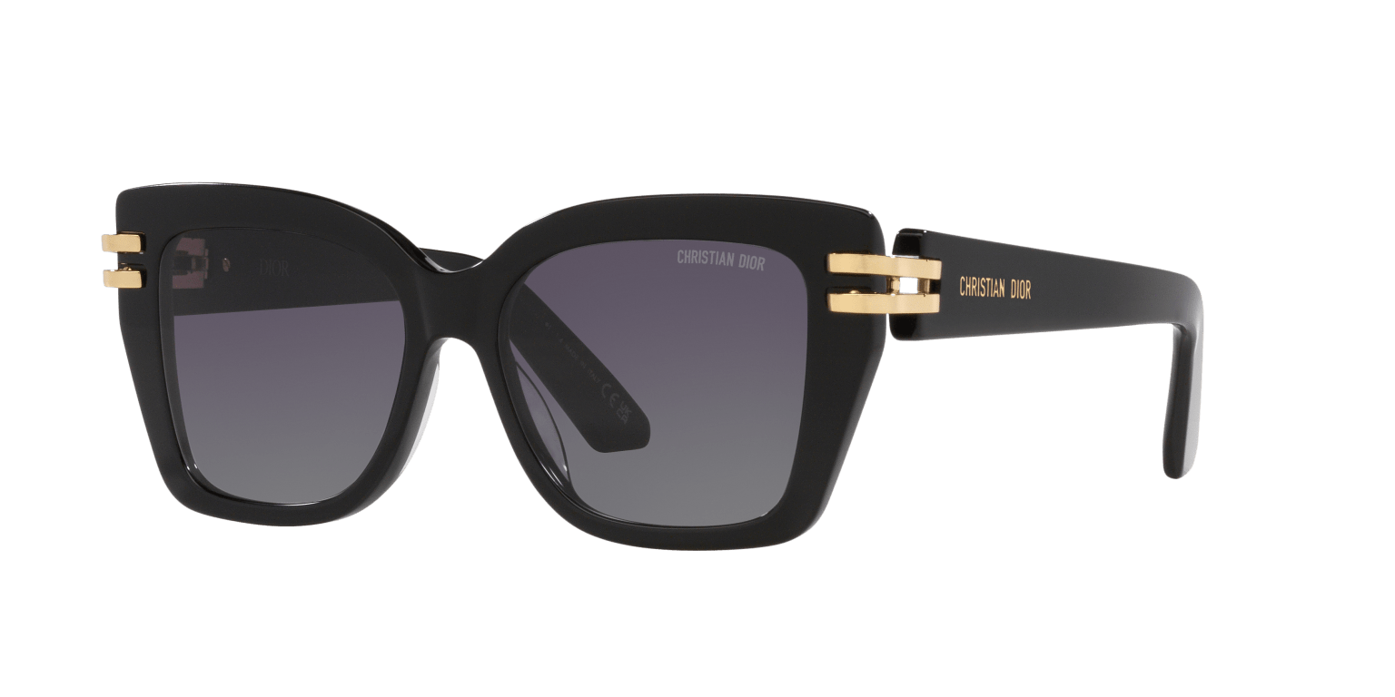 DIOR SUNGLASSES BLACK SHINY-GREY | DIOR CDIOR S1I CD40149I BLACK SHINY-GREY
