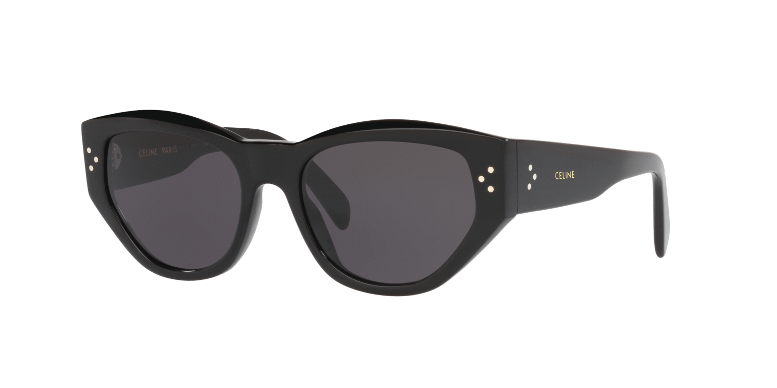 Celine Sunglasses Black Shiny-Grey