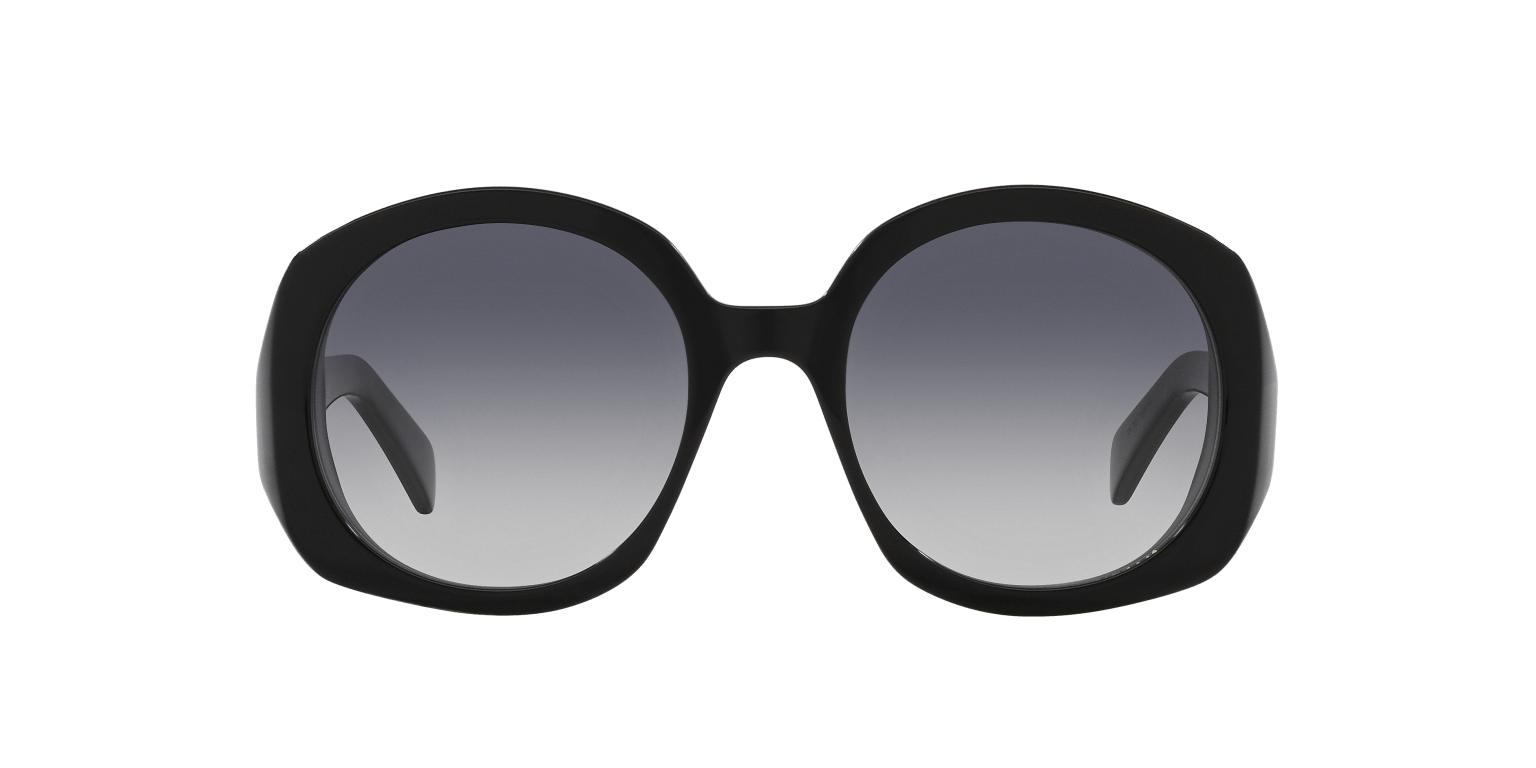 Celine Sunglasses Black Shiny-Blue