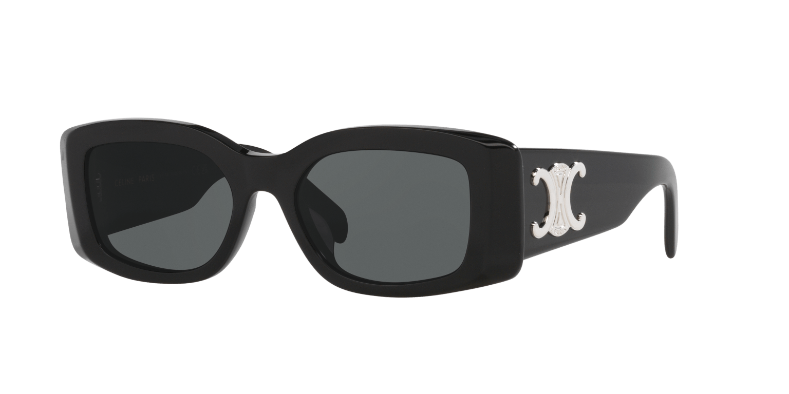 Celine Sunglasses Black Shiny-Grey