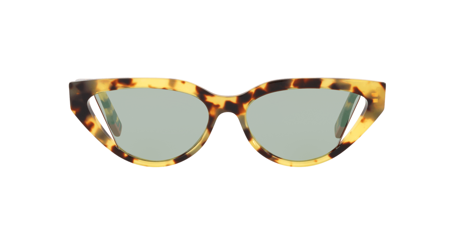 Fendi Tortoise-Green Sunglasses | FENDI FE40009I Tortoise-Green