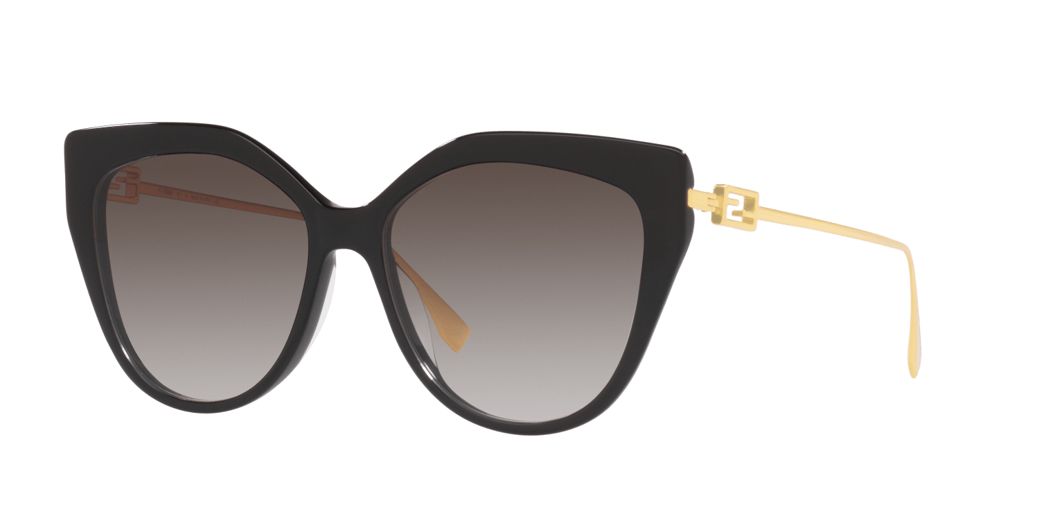 Fendi Sunglasses Black-Brown | FENDI FE40011U Black-Brown