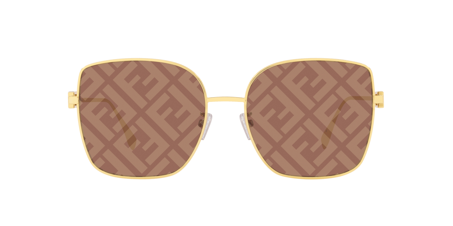 Fendi Sunglasses Gold-Brown Mirror | FENDI FE40013U Gold-Brown Mirror