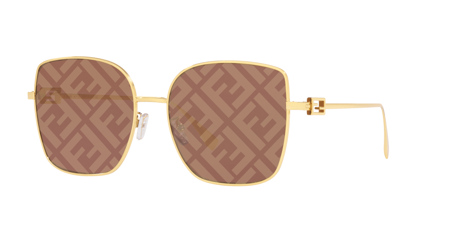 Fendi Sunglasses Gold-Brown Mirror | FENDI FE40013U Gold-Brown Mirror