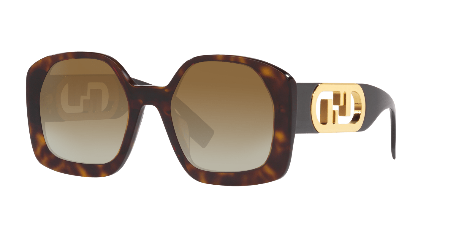 Fendi Sunglasses Tortoise-Brown Grad Brown | FENDI FE40048U Brown Tortoise-Brown Grad