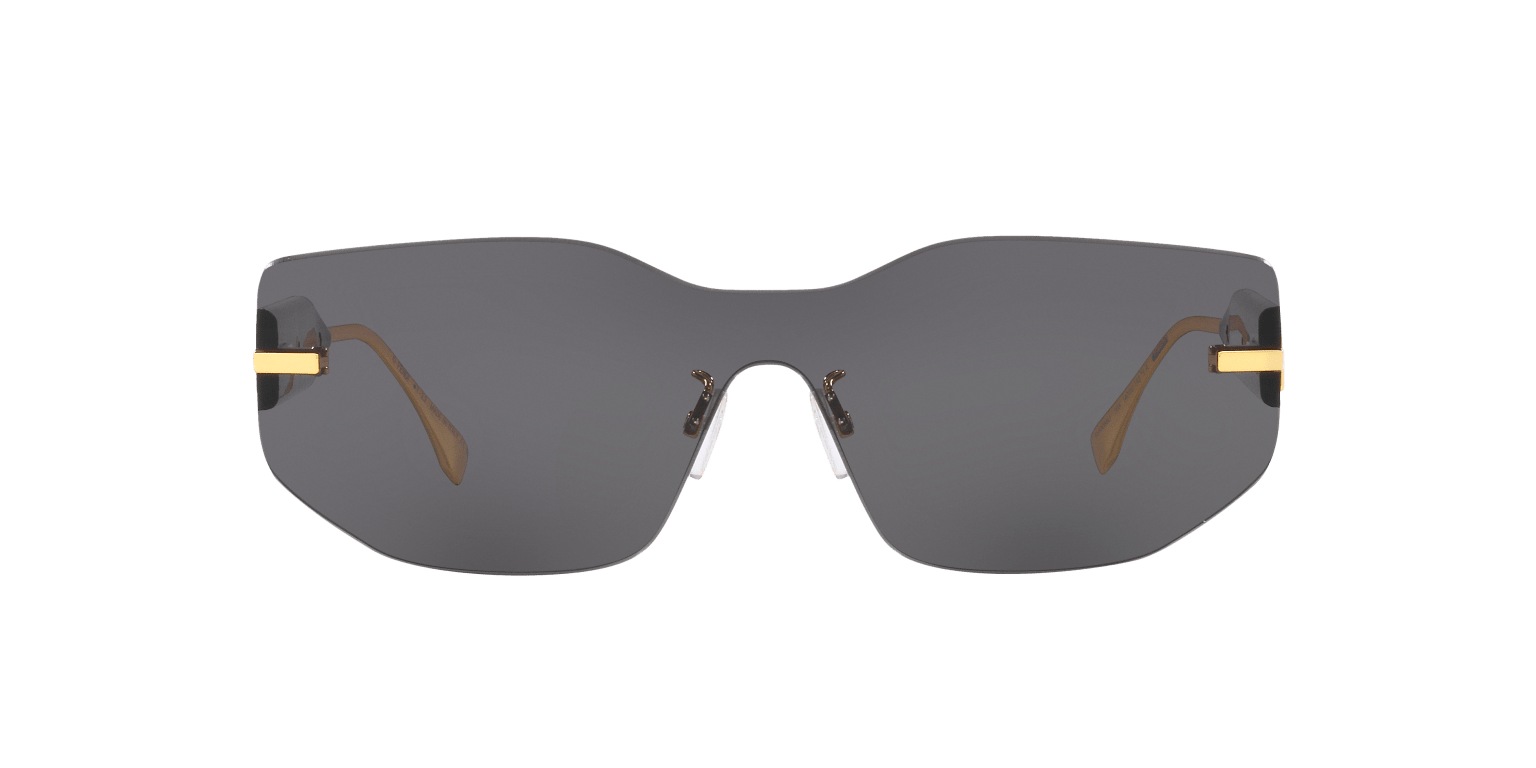 Fendi Sunglasses Gold Shiny-Grey | FENDI FE40066U Gold Shiny-Grey