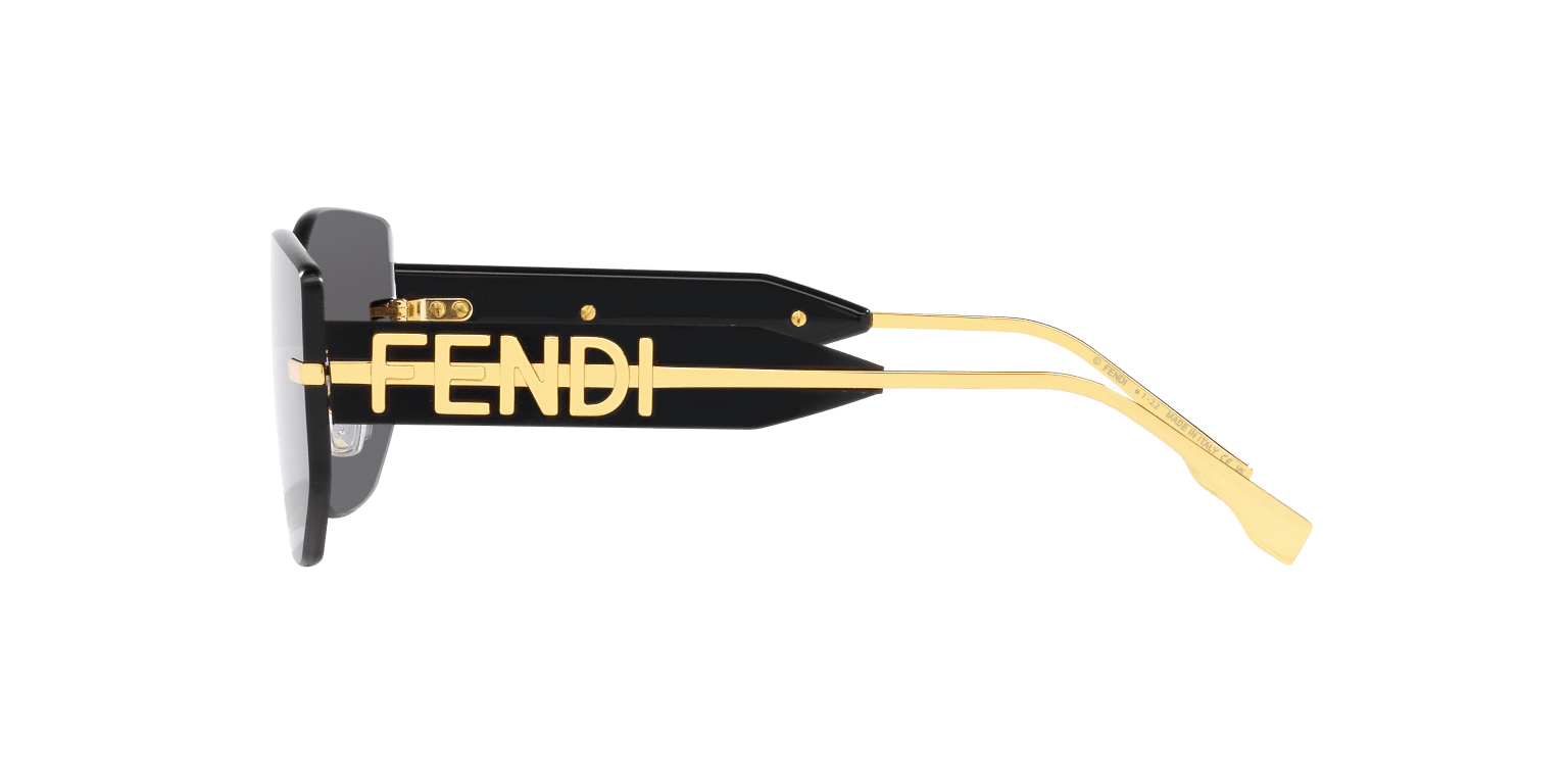 Fendi Sunglasses Gold Shiny-Grey | FENDI FE40066U Gold Shiny-Grey
