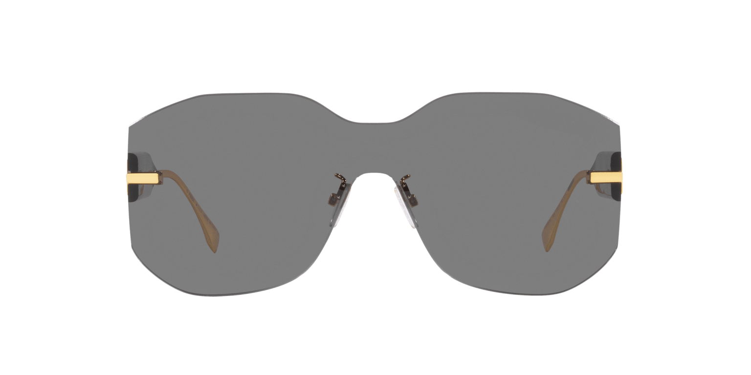 Fendi Sunglasses Gold Shiny-Grey | FENDI FE40067U Gold Shiny-Grey