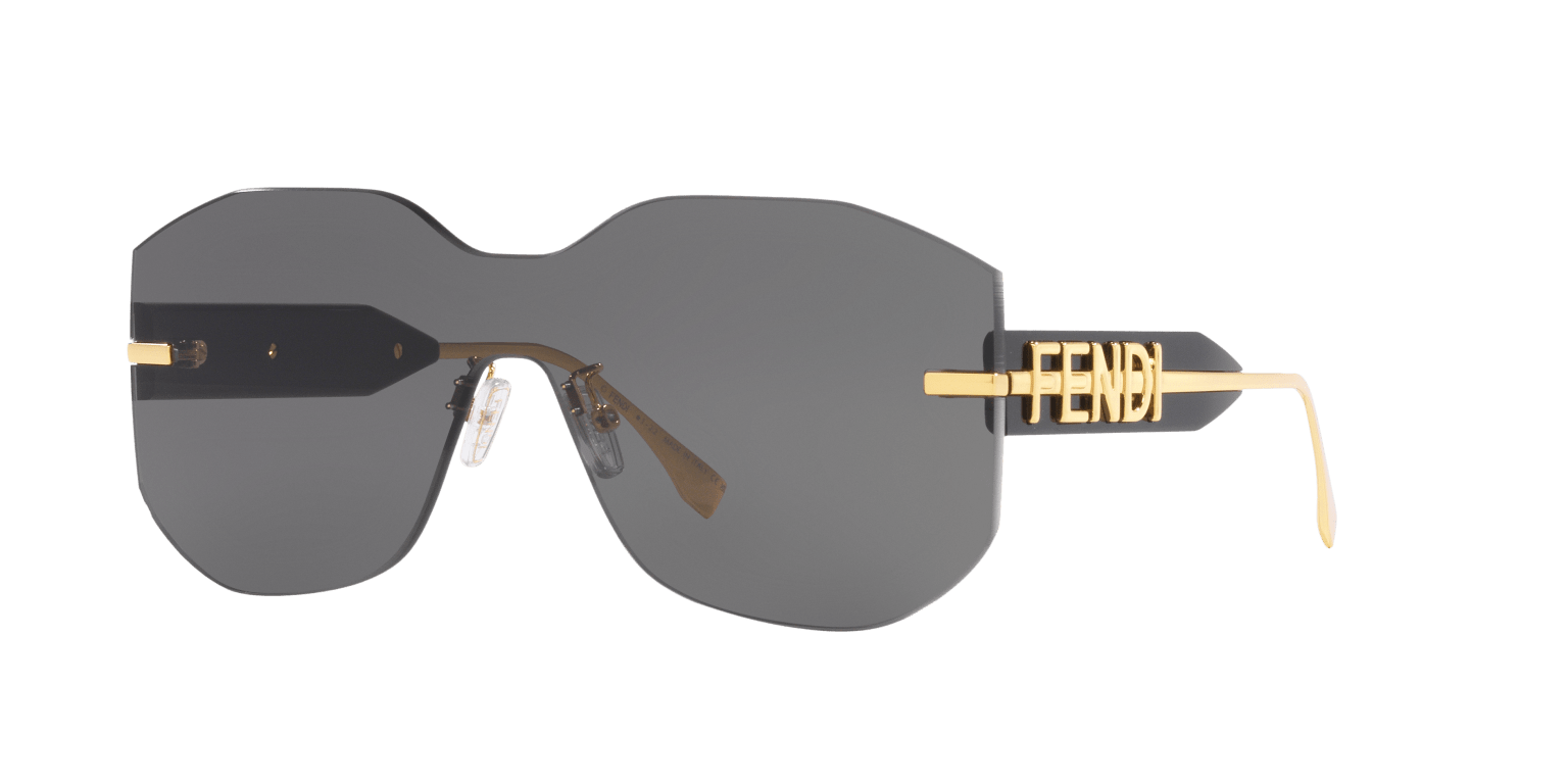 Fendi Sunglasses Gold Shiny-Grey | FENDI FE40067U Gold Shiny-Grey