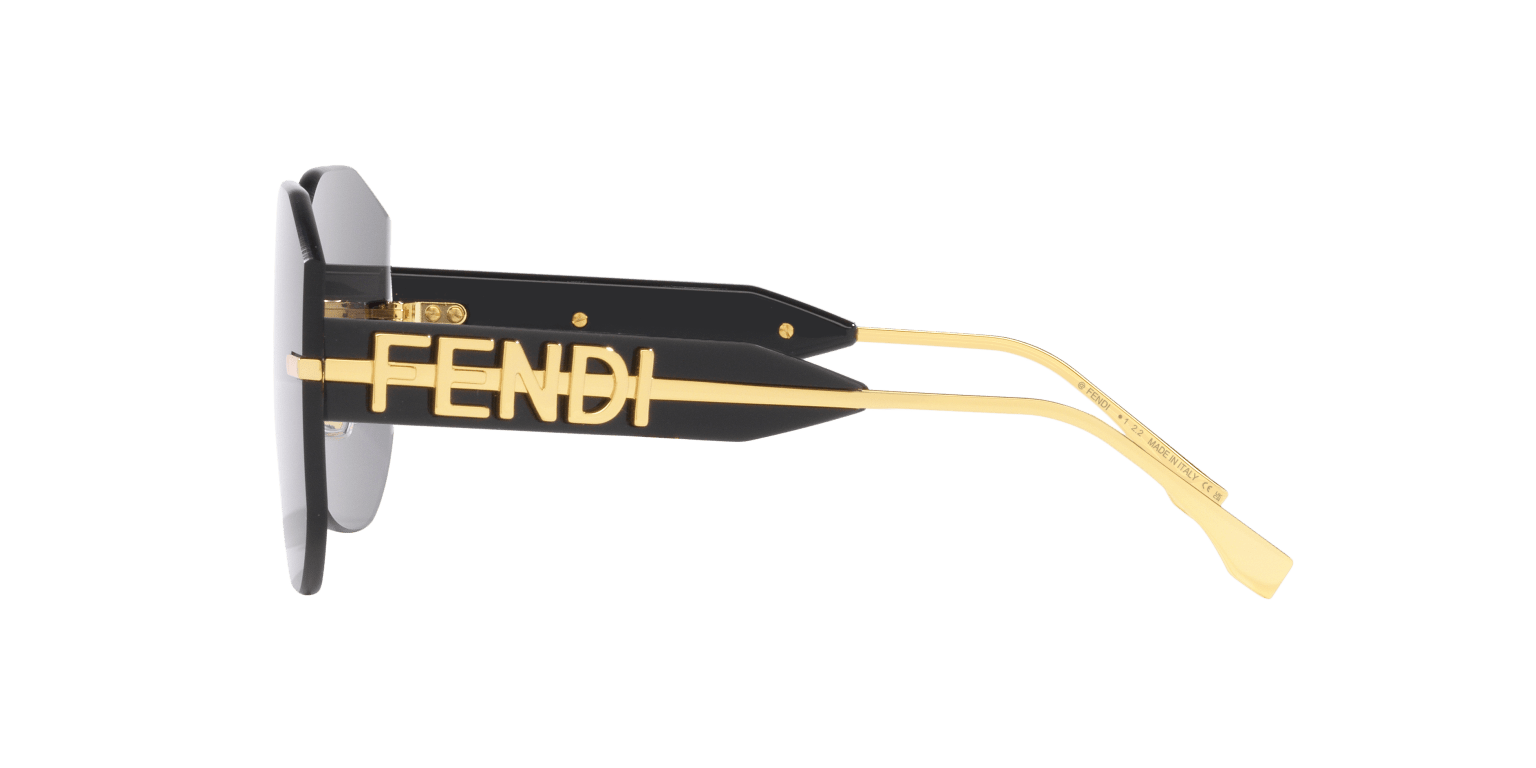 Fendi Sunglasses Gold Shiny-Grey | FENDI FE40067U Gold Shiny-Grey