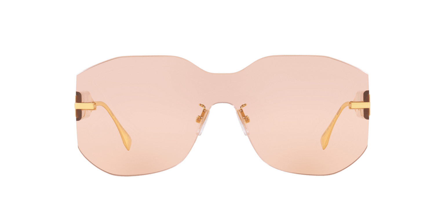 Fendi Sunglasses Gold Shiny-Pink | FENDI FE40067U Gold Shiny-Pink