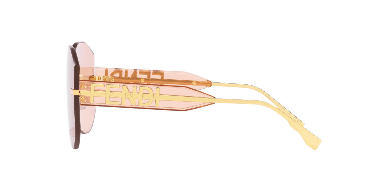 Fendi Sunglasses Gold Shiny-Pink | FENDI FE40067U Gold Shiny-Pink
