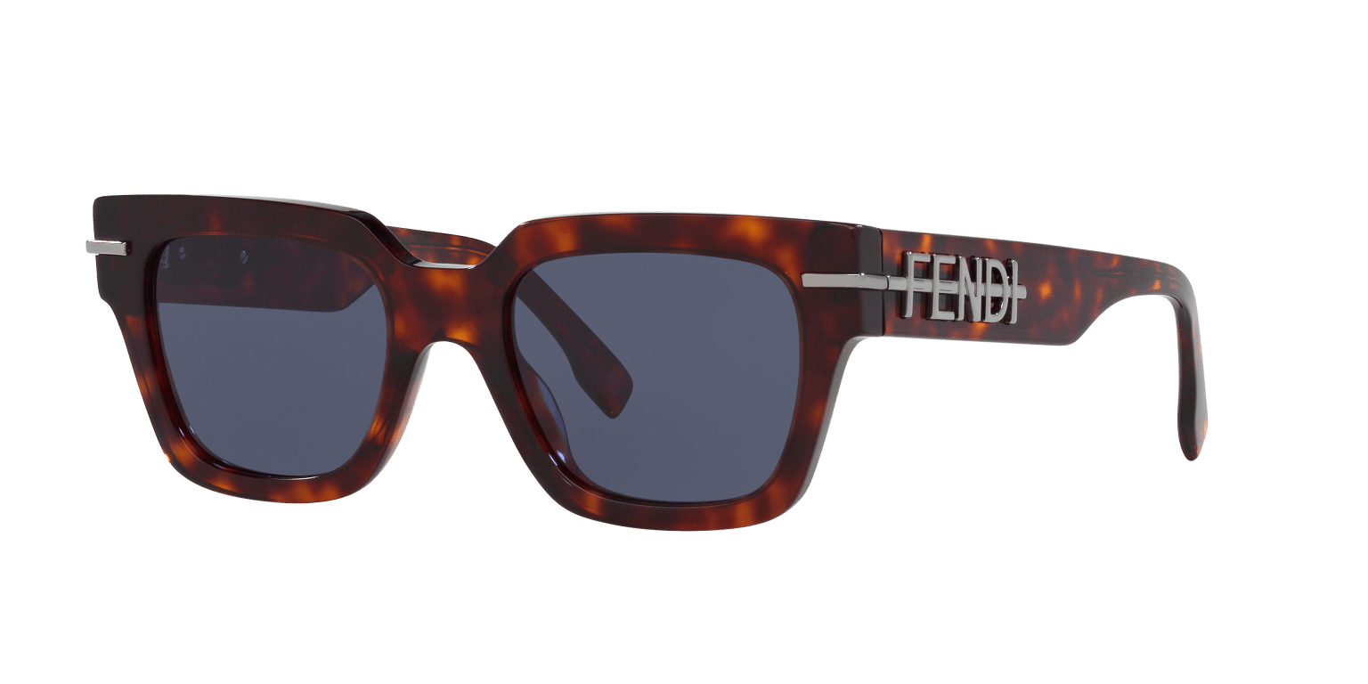 Fendi Tortoise-Blue Sunglasses | FENDI FE40078I Tortoise-Blue