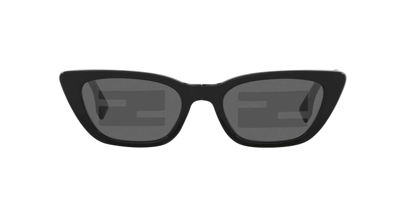 Fendi Sunglasses Black Shiny-Black | FENDI FE40089I Black Shiny-Black