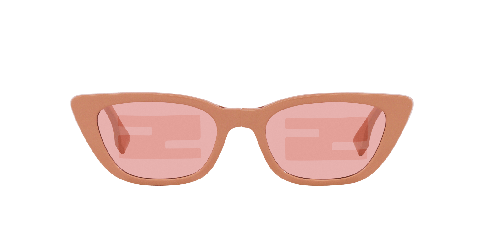 Fendi Sunglasses Pink Shiny-Pink | FENDI FE40089I Pink Shiny-Pink