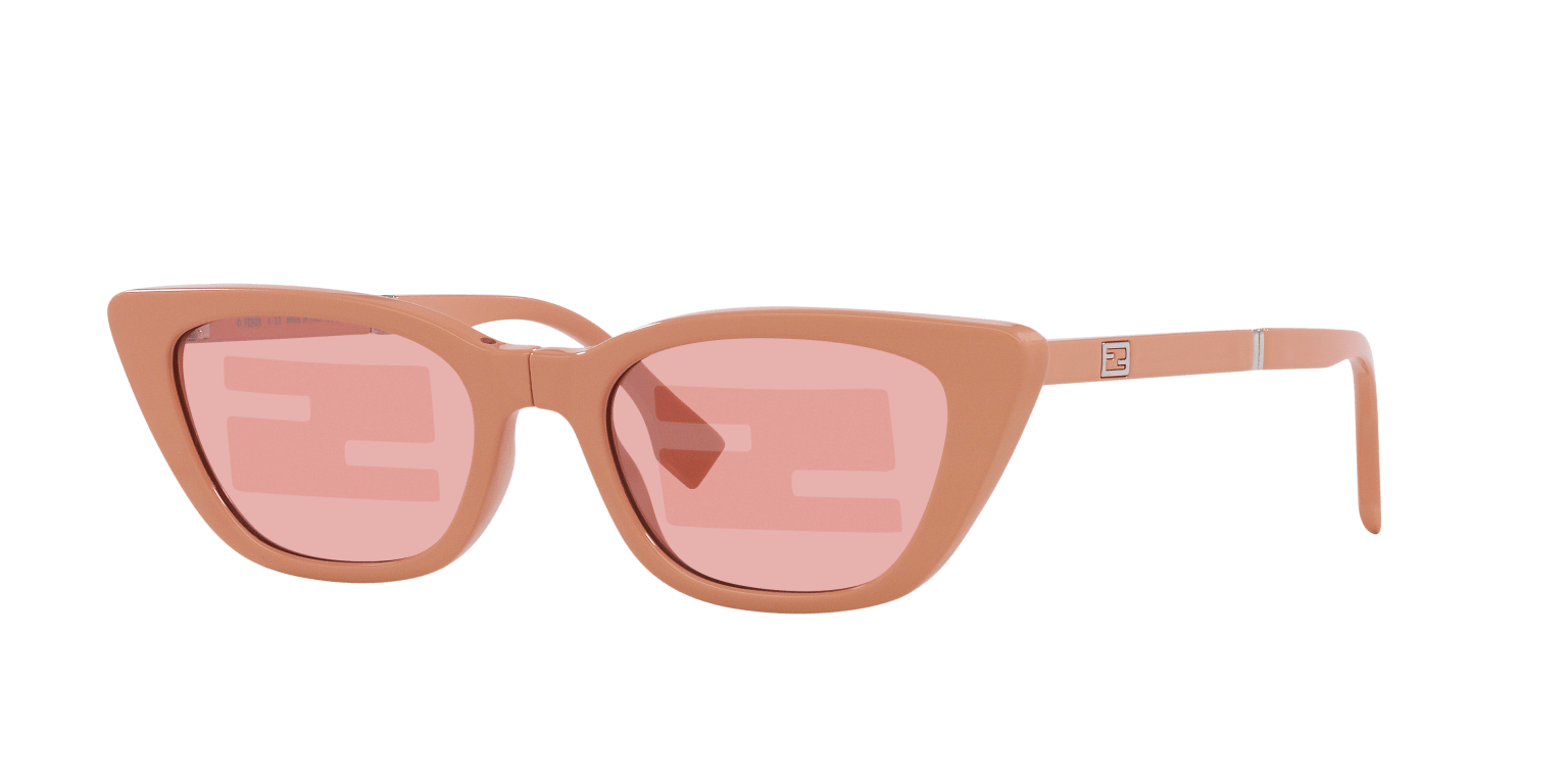 Fendi Sunglasses Pink Shiny-Pink | FENDI FE40089I Pink Shiny-Pink