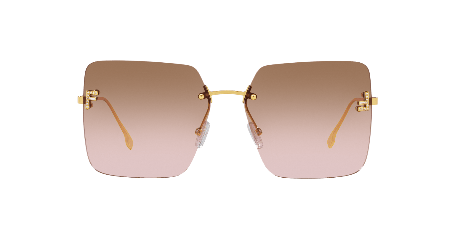 Fendi Sunglasses Black Matte-Brown | FENDI FE4082US Black Matte-Brown