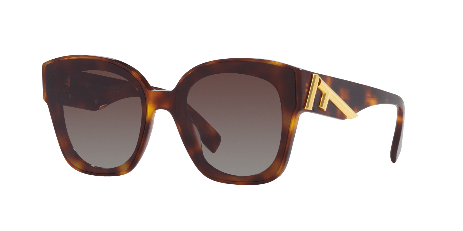 Fendi Tortoise-Grey Sunglasses | FENDI FE40098I Tortoise-Grey