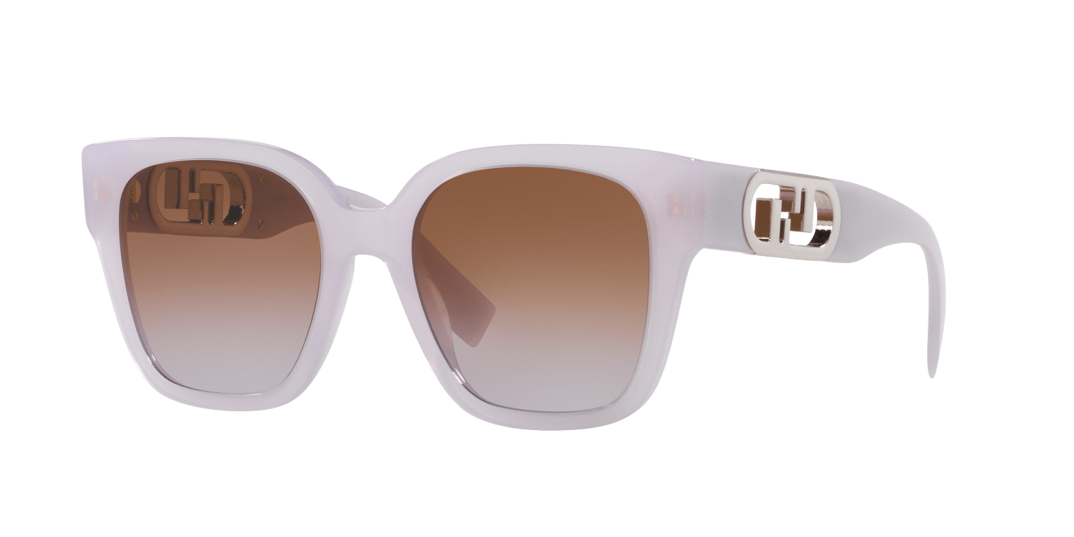 Fendi Blue-Brown Sunglasses | FENDI Olock Blue-Brown