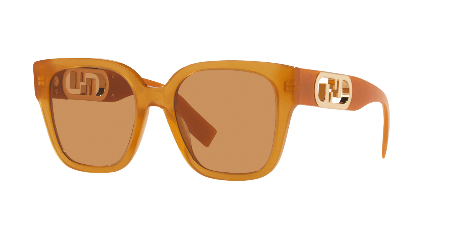 Fendi Sunglasses Orange-Brown | FENDI Olock Orange-Brown