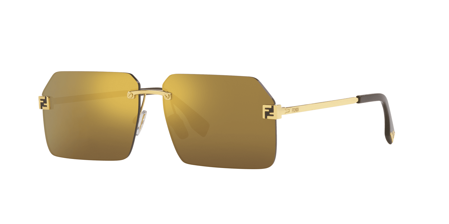 Fendi Sunglasses Gold-Brown | FENDI Sky FE40043U Gold-Brown