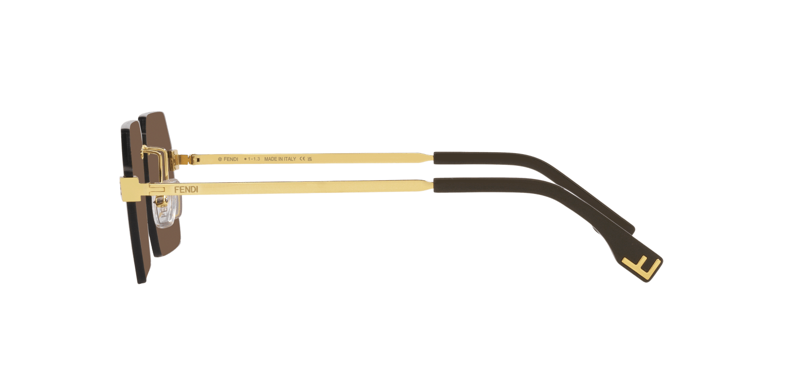 Fendi Sunglasses Gold-Brown | FENDI Sky FE40043U Gold-Brown