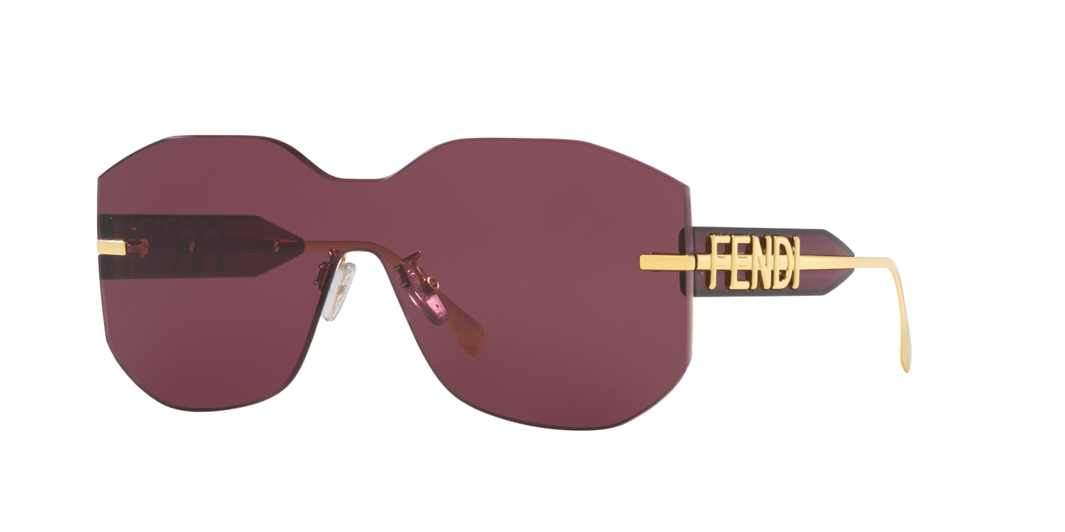 Fendi Sunglasses Gold-Purple | FENDI Fendigraphy FE40067U Gold-Purple
