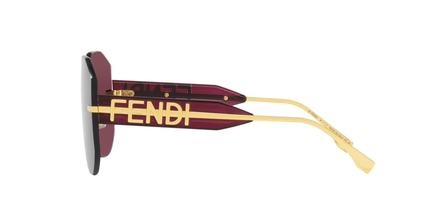 Fendi Sunglasses Gold-Purple | FENDI Fendigraphy FE40067U Gold-Purple