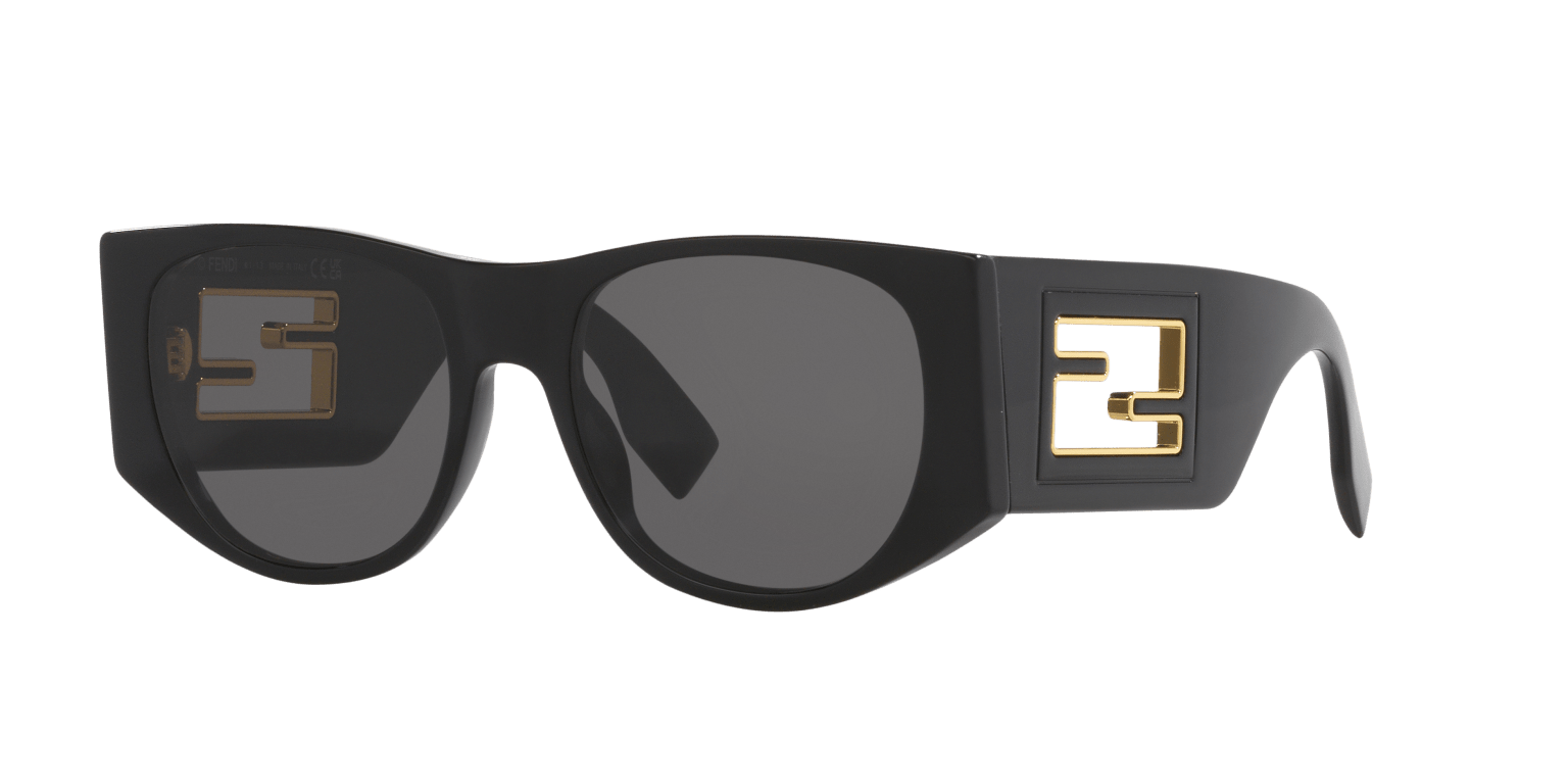 Fendi Black-Grey Sunglasses | FENDI Baguette FE40109I Black-Grey