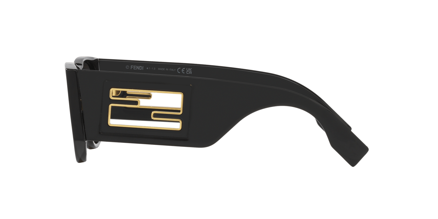 Fendi Black-Grey Sunglasses | FENDI Baguette FE40109I Black-Grey