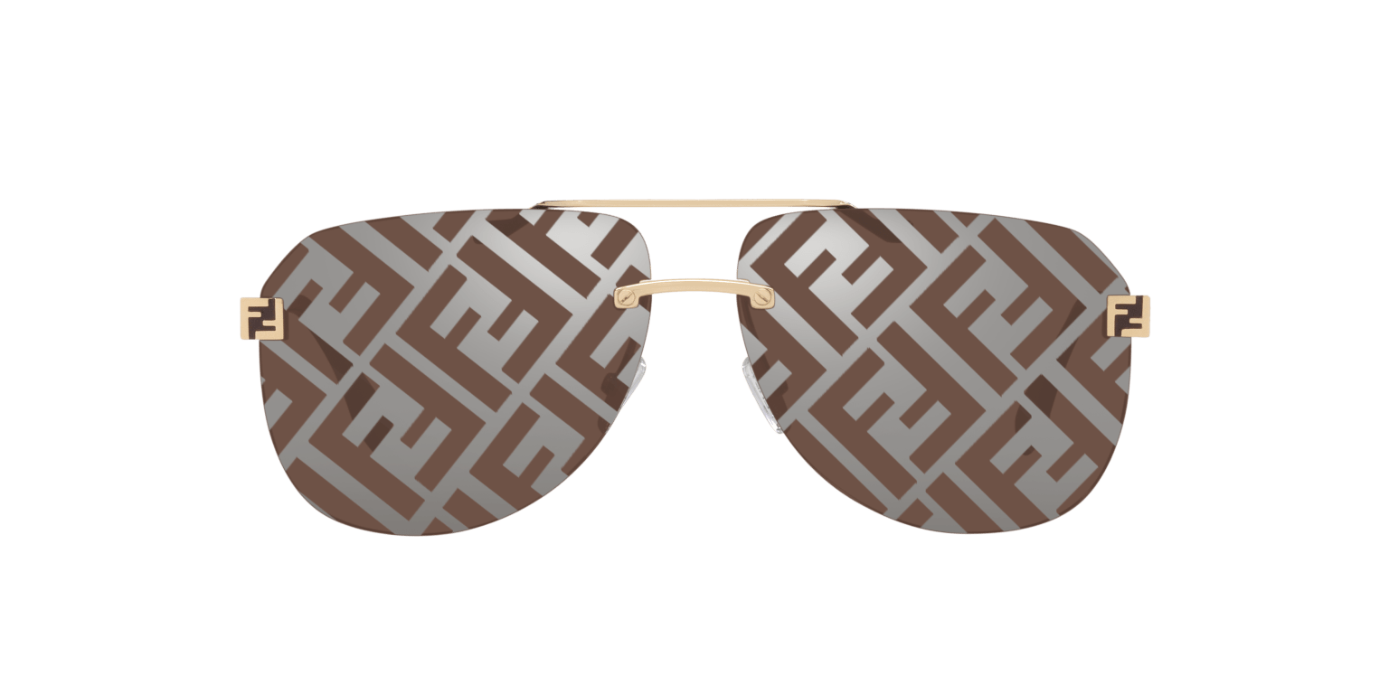 Fendi Sunglasses Gold-Brown | FENDI Sky Fe40115U Gold-Brown