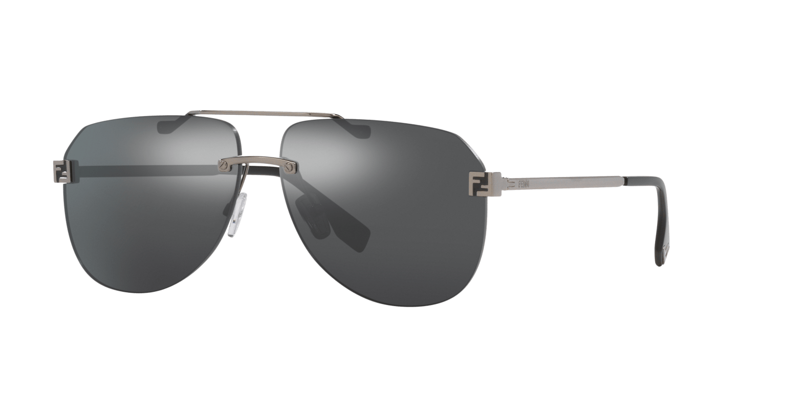 Fendi Sky Fe40115U Grey Light-Grey Sunglasses
