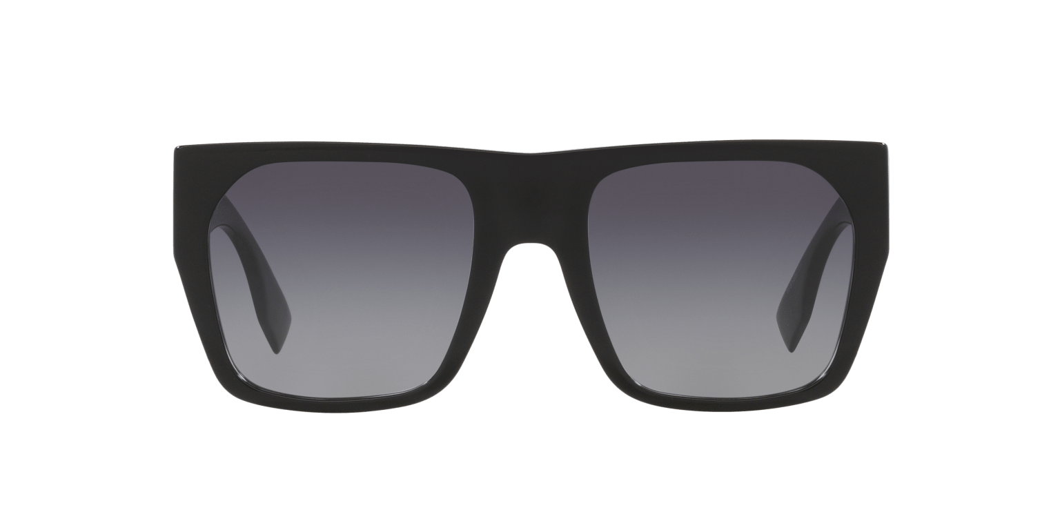 Fendi Baguette Fe40124I Black Shiny-Grey Sunglasses