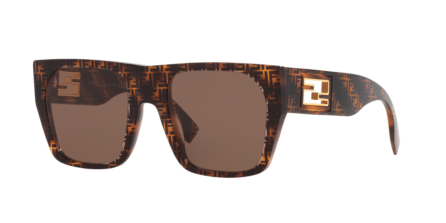 Fendi Tortoise-Brown Sunglasses | FENDI Baguette Fe40124I Tortoise-Brown