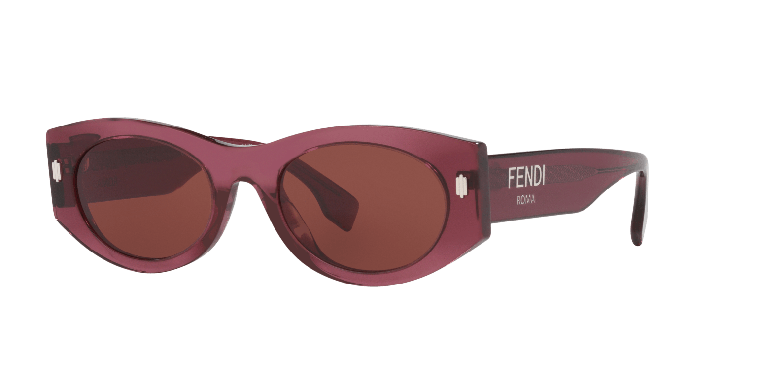 Fendi Roma Fe40125I Purple Shiny-Red Sunglasses