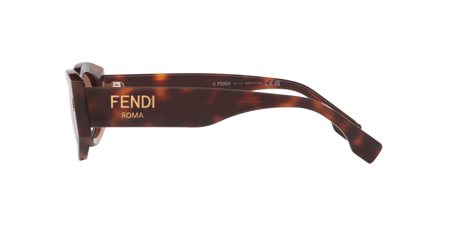 Fendi Roma Fe40125I Tortoise-Brown Sunglasses | FENDI Roma FeXNUMXI Tortoise-Brown