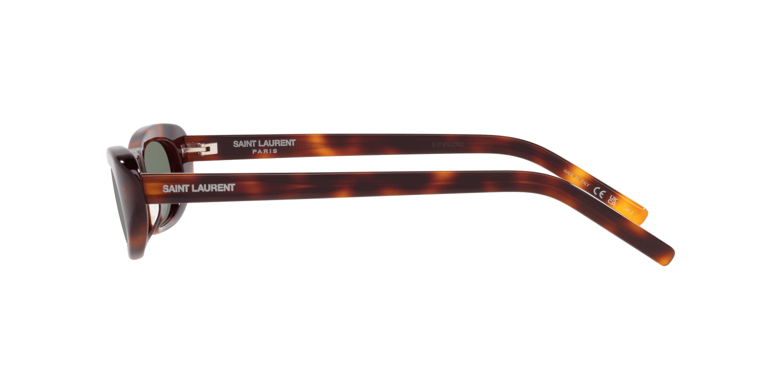 SAINT LAURENT SL 557 SHADE HAVANA-GREEN SUNGLASSES