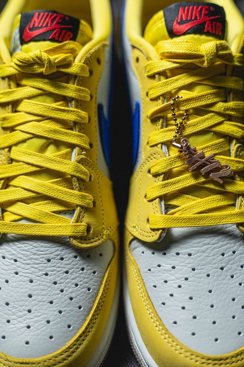 Travis X Air Jordan 1 Canary ππ