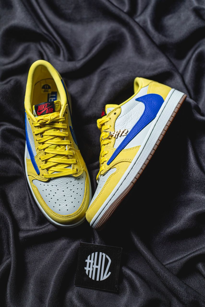Travis X Air Jordan 1 Canary ππ