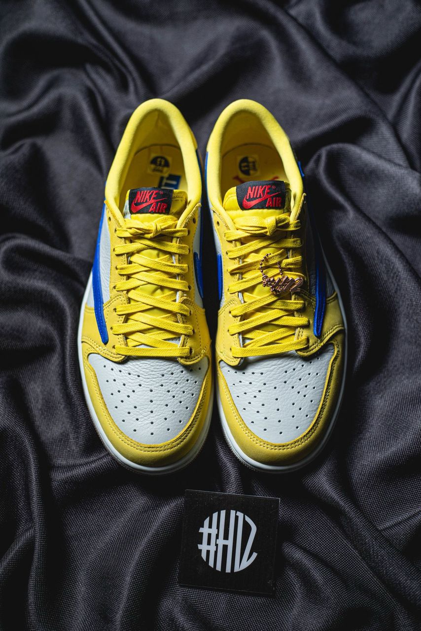 Travis X Air Jordan 1 Canary ππ