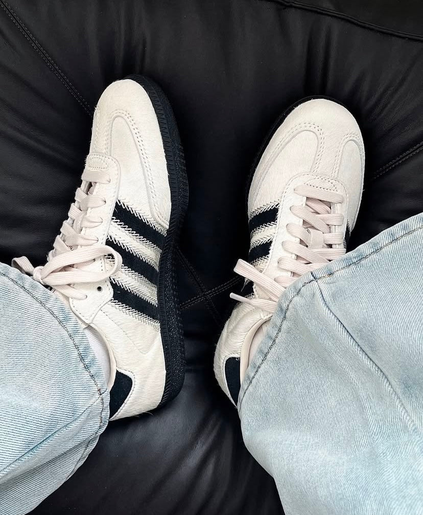 Adidas Samba OG * Wonder White Black Pony *
