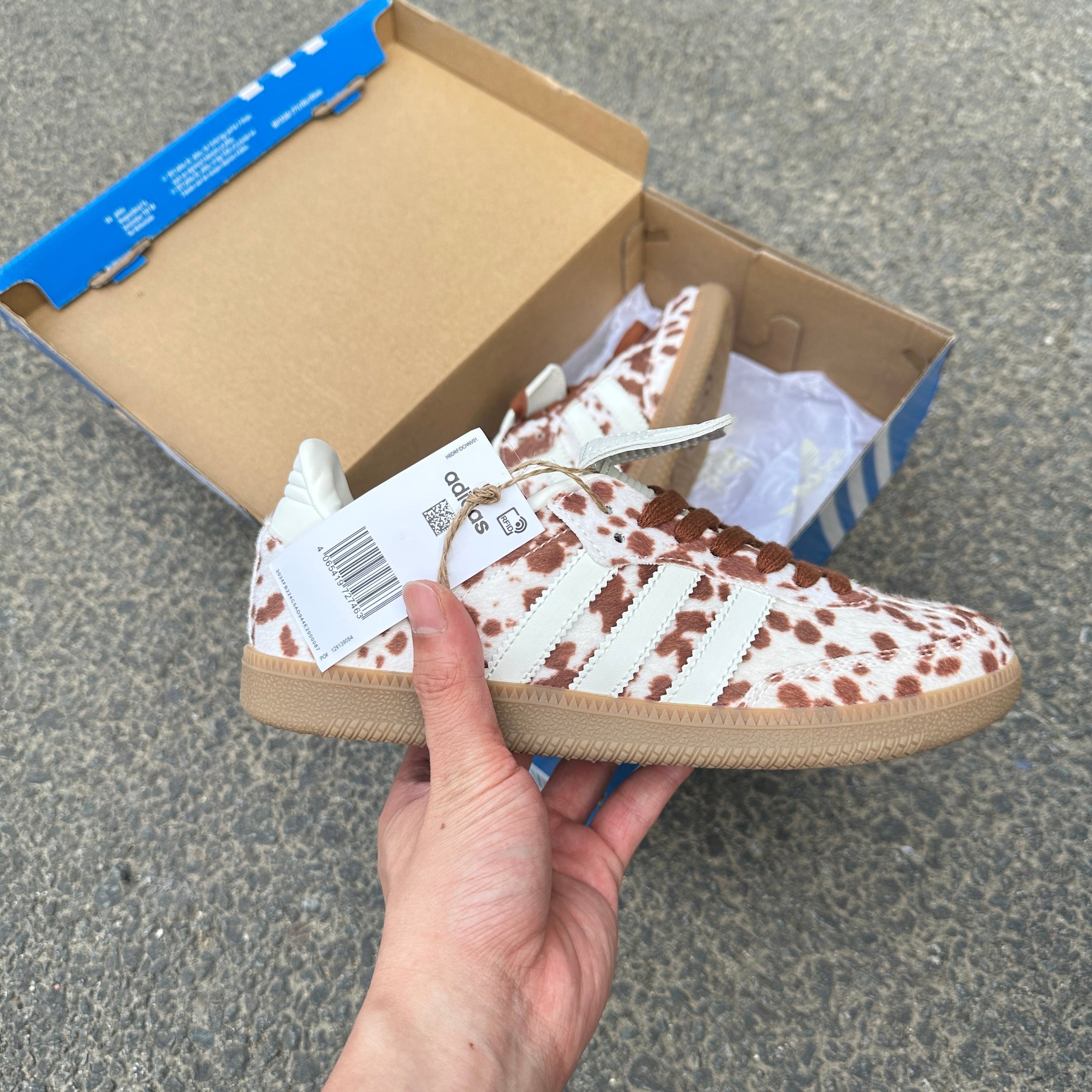 Adidas Samba exclu Byiara 2025 matière peau de vache