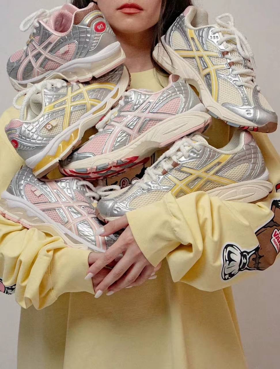 ASICS Gel-Nimbus 10.1 Vandy The Pink x atmos Banana Split Strawberry