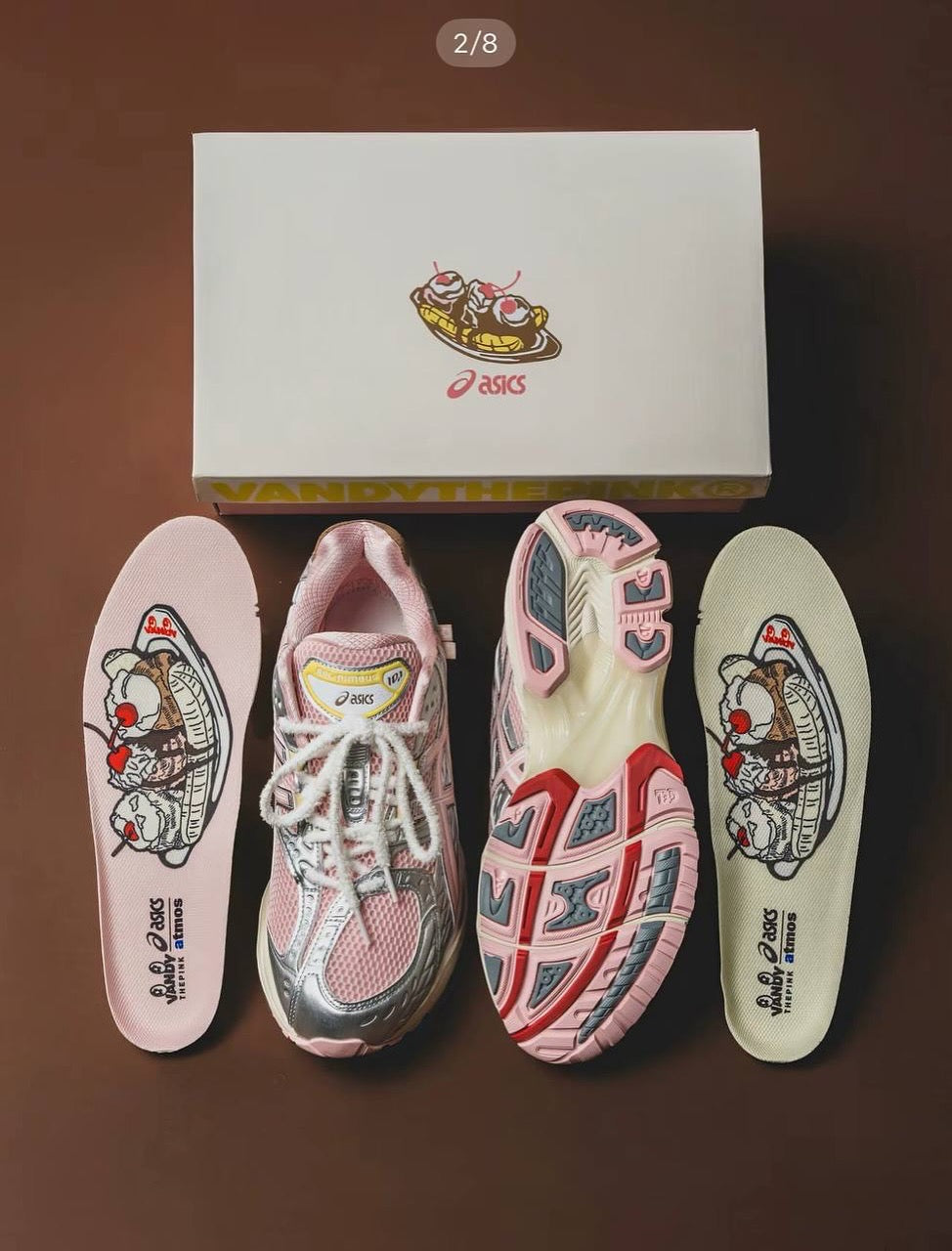 ASICS Gel-Nimbus 10.1 Vandy The Pink x atmos Banana Split Strawberry